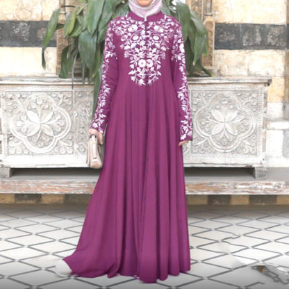 Buy NOW this Modest Dress - Beautiful Traditional Printed Design or other modest dress from Rawdah Al-Jennah