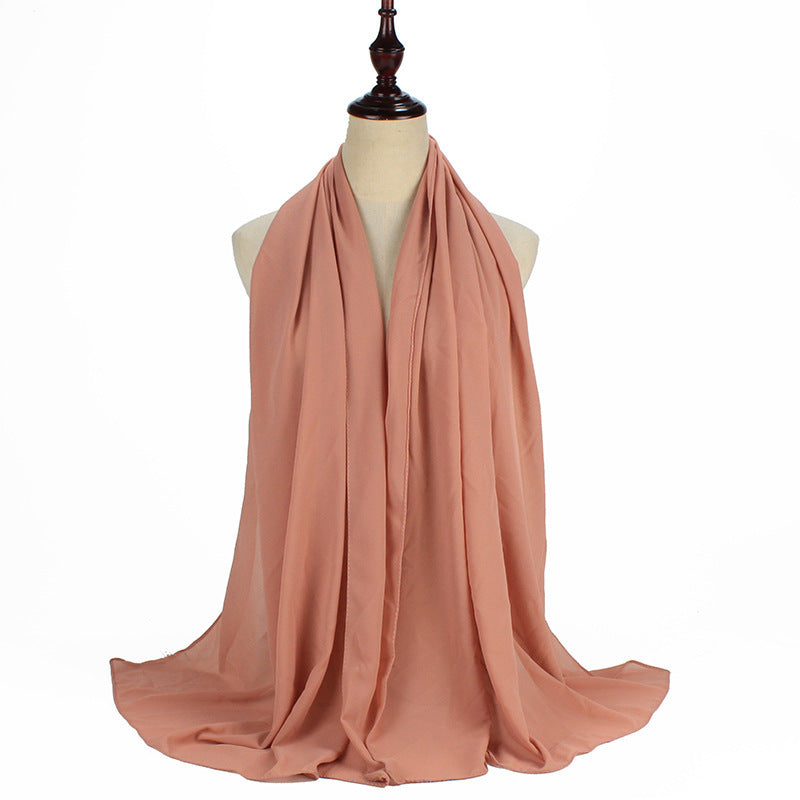 Buy NOW this Hijab - Pearl Chiffon Solid Color Hijabs or other Hijab from Rawdah Al-Jennah