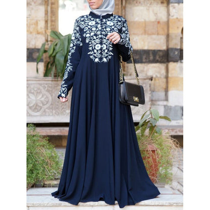 Buy NOW this Modest Dress - Beautiful Traditional Printed Design or other modest dress from Rawdah Al-Jennah