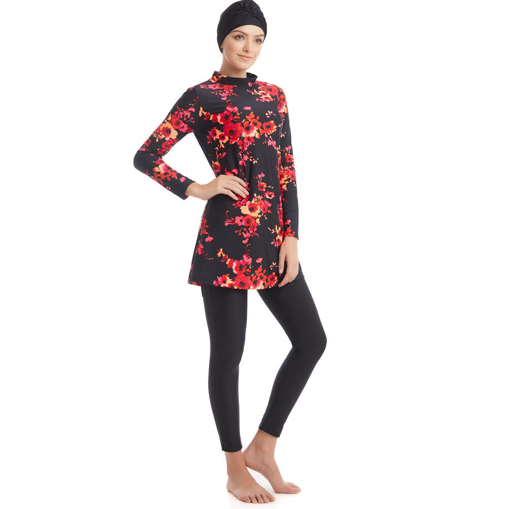 Buy NOW this Women's Modest Swimwear - Long Sleeve Sport Wear Bathing Suit or other Swimwear from Rawdah Al-Jennah