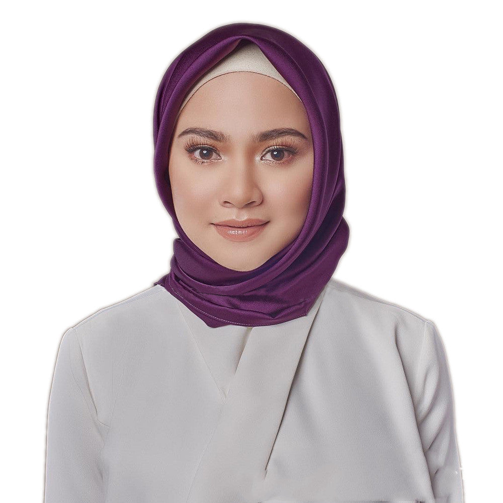 Buy NOW this Hijab - Satin Bright Monochrome Hijabs or other Hijabs from Rawdah Al-Jennah