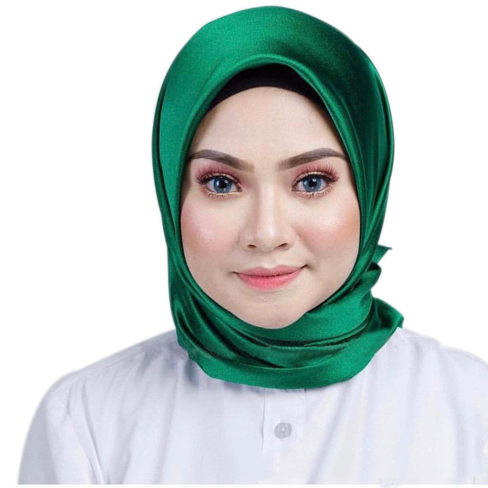 Buy NOW this Hijab - Satin Bright Monochrome Hijabs or other Hijabs from Rawdah Al-Jennah