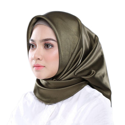 Buy NOW this Hijab - Satin Bright Monochrome Hijabs or other Hijabs from Rawdah Al-Jennah