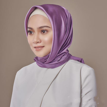 Buy NOW this Hijab - Satin Bright Monochrome Hijabs or other Hijabs from Rawdah Al-Jennah