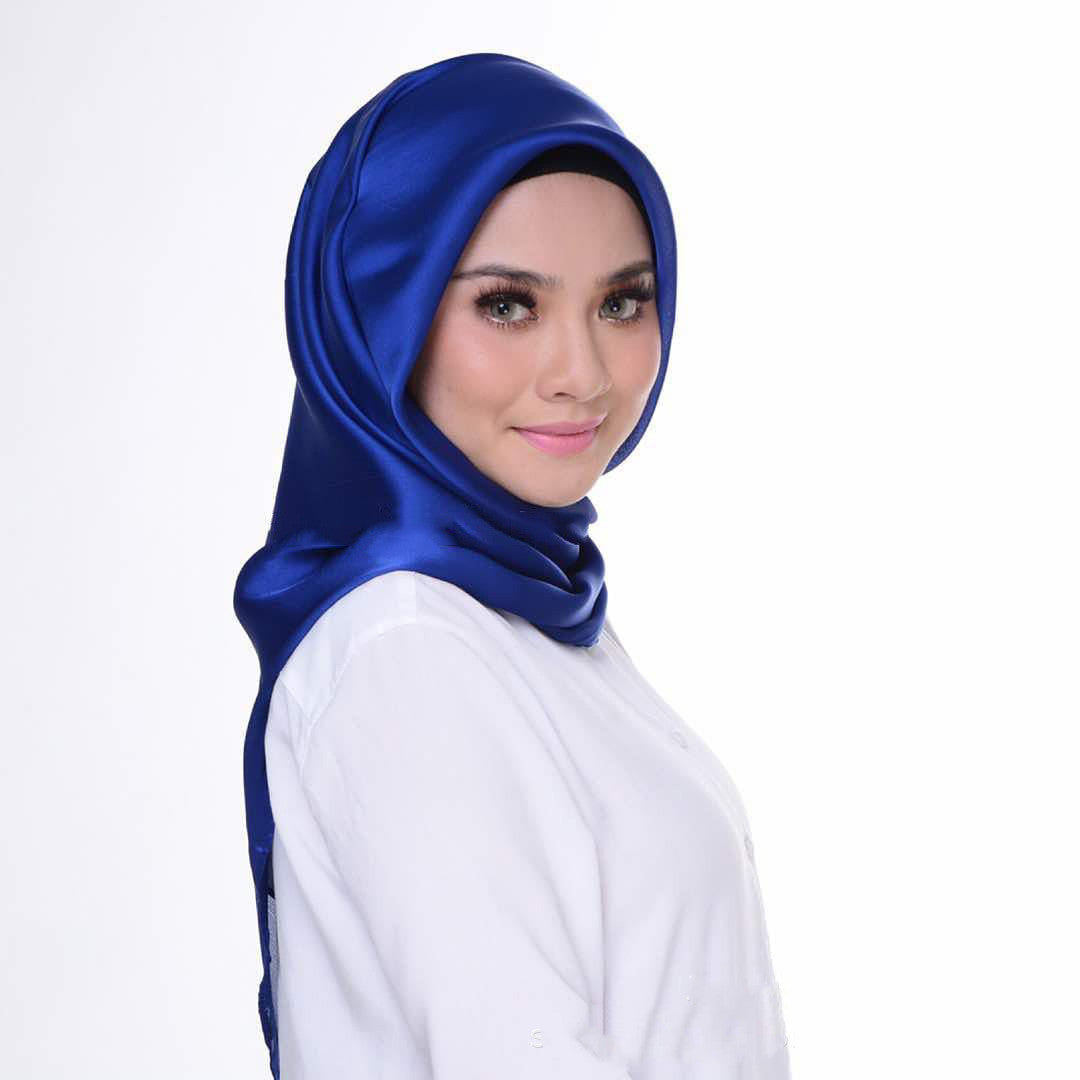 Buy NOW this Hijab - Satin Bright Monochrome Hijabs or other Hijabs from Rawdah Al-Jennah