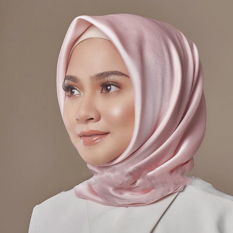 Buy NOW this Hijab - Satin Bright Monochrome Hijabs or other Hijabs from Rawdah Al-Jennah