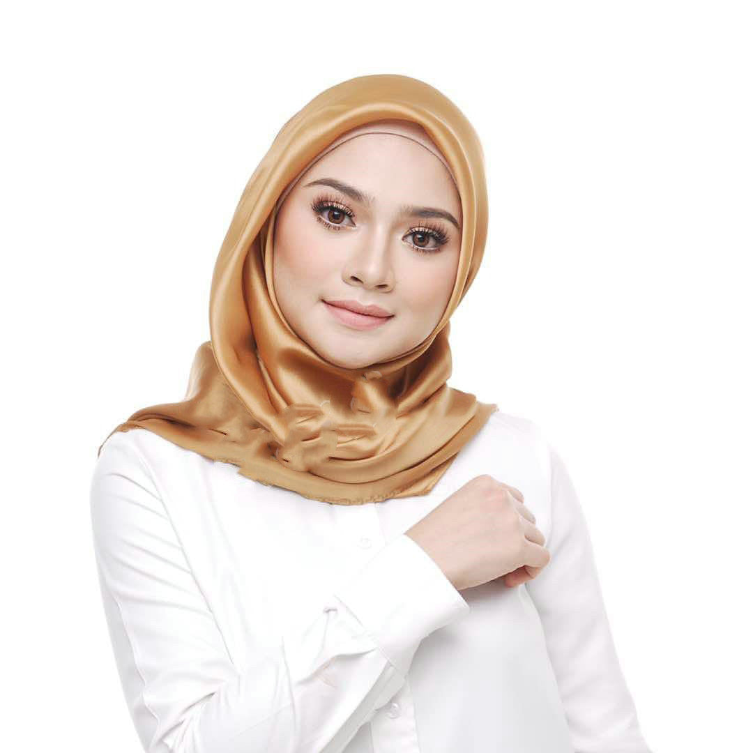 Buy NOW this Hijab - Satin Bright Monochrome Hijabs or other Hijabs from Rawdah Al-Jennah