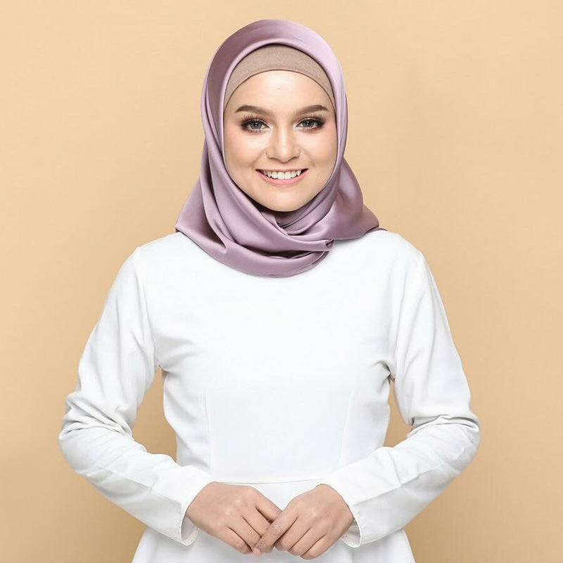 Buy NOW this Hijab - Satin Bright Monochrome Hijabs or other Hijabs from Rawdah Al-Jennah