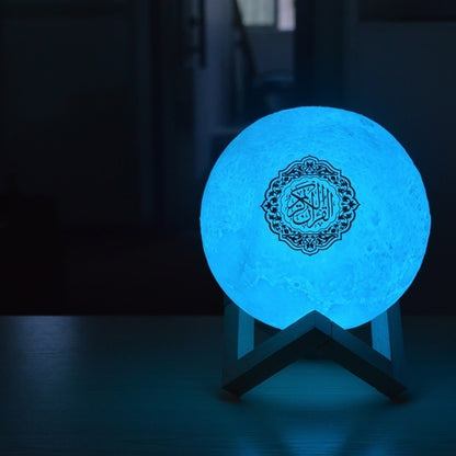 Buy NOW this Qur'an Bluetooth Speaker With Colorful Moon Light or other Quran Speaker from Rawdah Al-Jennah