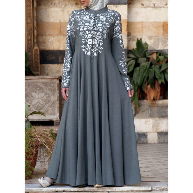 Buy NOW this Modest Dress - Beautiful Traditional Printed Design or other modest dress from Rawdah Al-Jennah