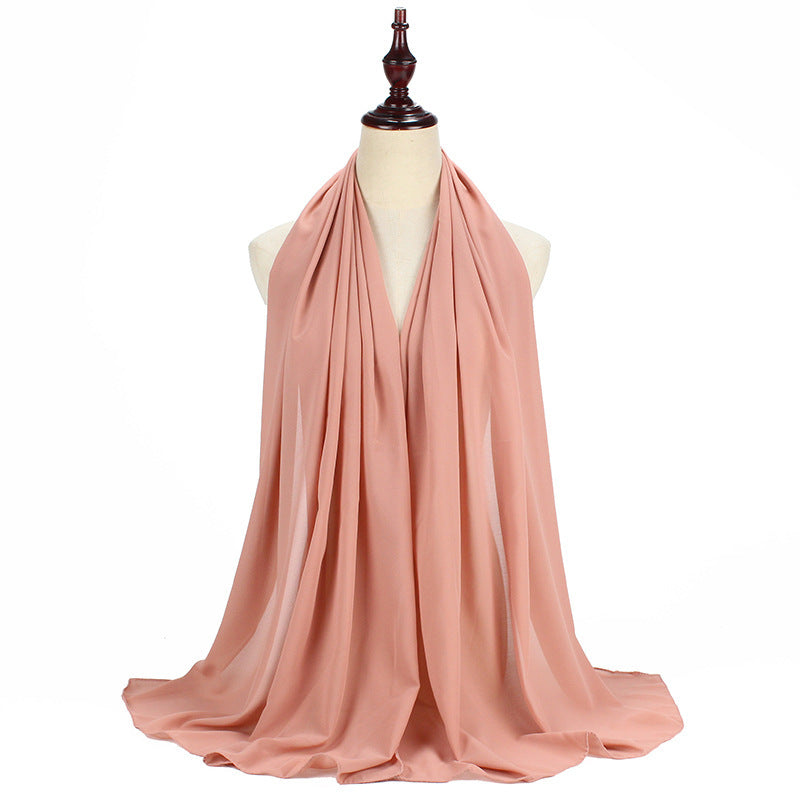 Buy NOW this Hijab - Pearl Chiffon Solid Color Hijabs or other Hijab from Rawdah Al-Jennah