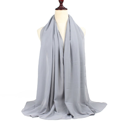 Buy NOW this Hijab - Pearl Chiffon Solid Color Hijabs or other Hijab from Rawdah Al-Jennah