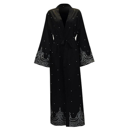 Buy NOW this New Style Abaya - Embroidered & Beaded Design or other Abaya from Rawdah Al-Jennah