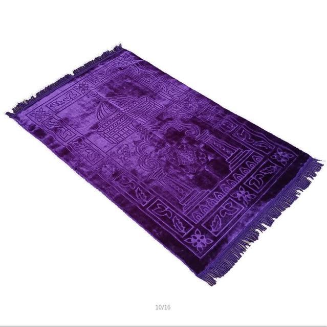 Buy NOW this Islamic Prayer Rug - Solid Colorful Designs or other prayer mat from Rawdah Al-Jennah