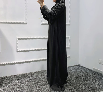 Buy NOW this Salat / Prayer Robe - Solid Color One Size Hooded Robe or other Prayer Robe from Rawdah Al-Jennah