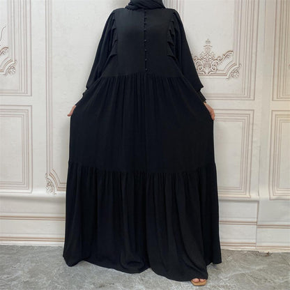 Buy NOW this Modest Dress - Chiffon, loose fit, button up or other Modest Dresses from Rawdah Al-Jennah