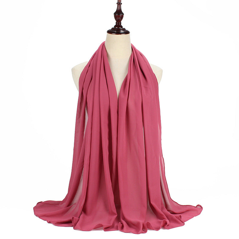 Buy NOW this Hijab - Pearl Chiffon Solid Color Hijabs or other Hijab from Rawdah Al-Jennah