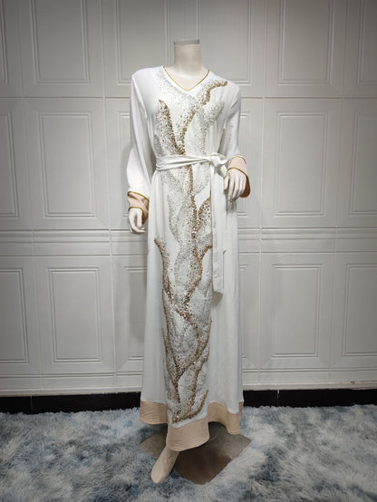 Buy NOW this Women's Jalabiya / Robe Sequin Embroider Fashion or other Jalabiya for Women from Rawdah Al-Jennah