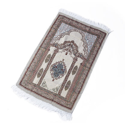 Buy NOW this Prayer Salah Mat - Light Style Machine Woven or other prayer mat from Rawdah Al-Jennah