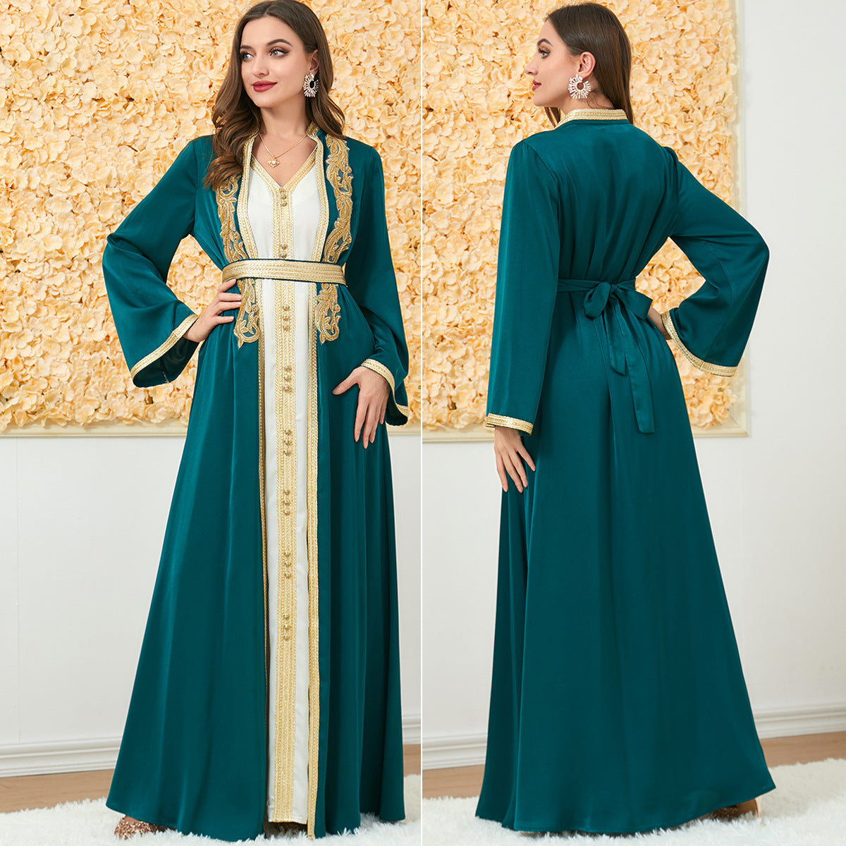 Buy NOW this Abaya / Dress Set - Women's Wear A Two-piece Set or other Abaya /Dress Set from Rawdah Al-Jennah