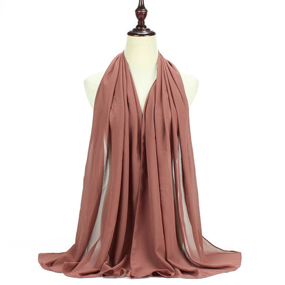 Buy NOW this Hijab - Pearl Chiffon Solid Color Hijabs or other Hijab from Rawdah Al-Jennah