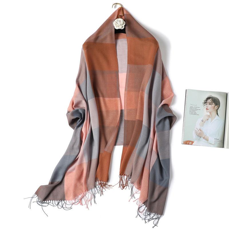 Hijab / Scarf - Thin Fashion Fringe Versatile Decorative Hijab / Scarf - Rawdah Al-Jennah