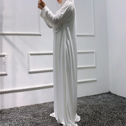 Buy NOW this Salat / Prayer Robe - Solid Color One Size Hooded Robe or other Prayer Robe from Rawdah Al-Jennah