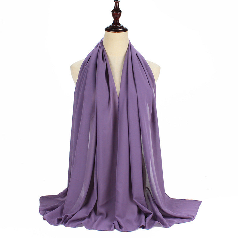 Buy NOW this Hijab - Pearl Chiffon Solid Color Hijabs or other Hijab from Rawdah Al-Jennah