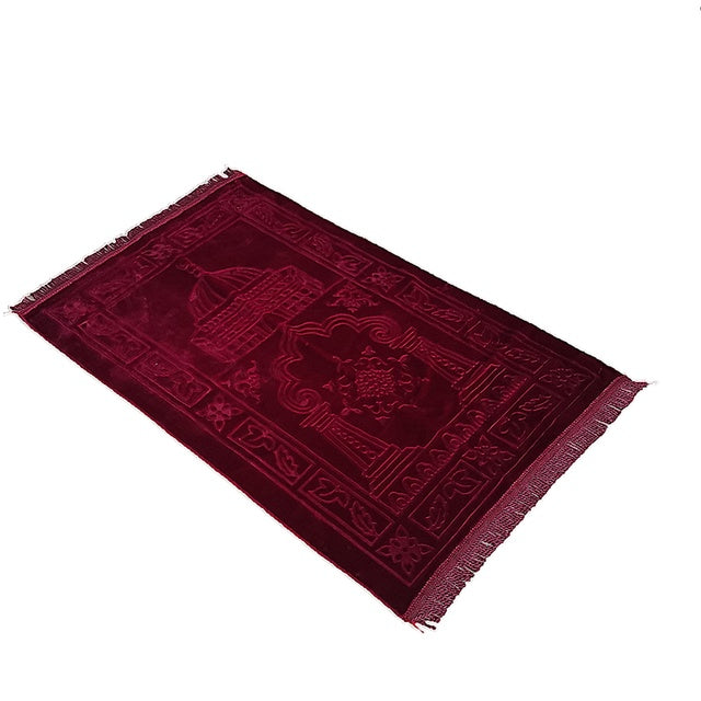 Buy NOW this Islamic Prayer Rug - Solid Colorful Designs or other prayer mat from Rawdah Al-Jennah