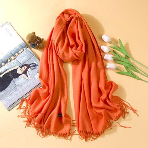 Hijab / Scarf - Fashion Cashmere Dual-use Hijab / Shawl Warm Scarf - Rawdah Al-Jennah