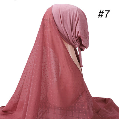 Buy NOW this Hijab - New Vibrant Colored Hijabs w/ Adjustable Cap or other Hijab / Cap Style from Rawdah Al-Jennah