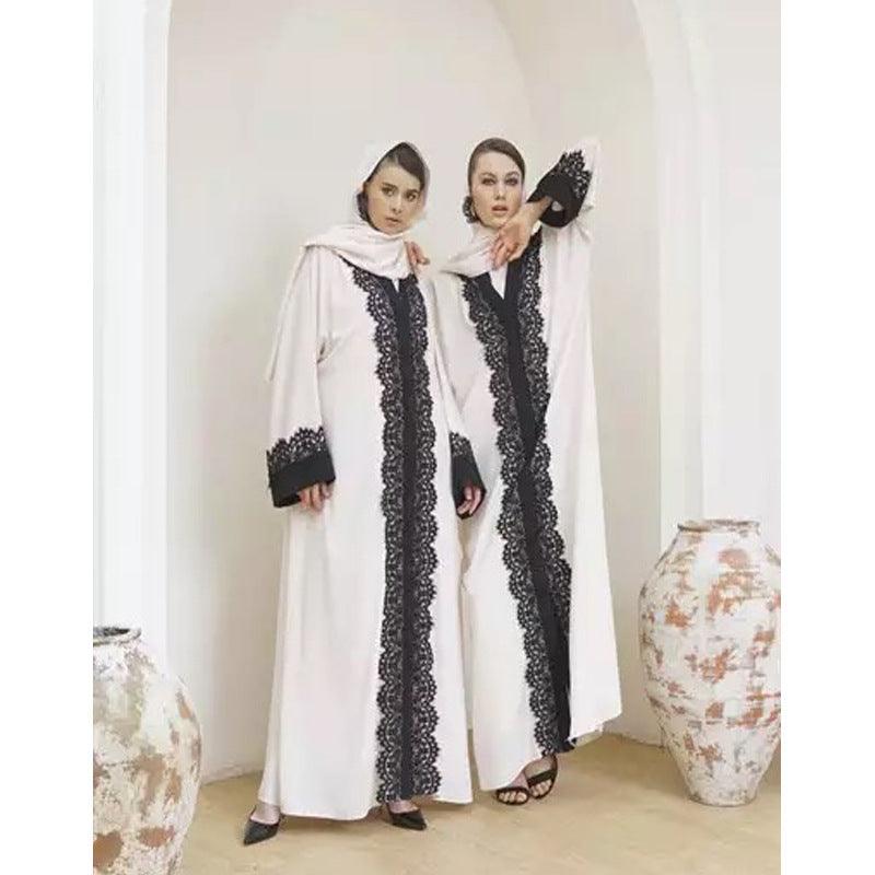 Buy NOW this Abaya / Modest Dress Set - Muslim Women's Lace Dress or other Abaya /Dress Set from Rawdah Al-Jennah