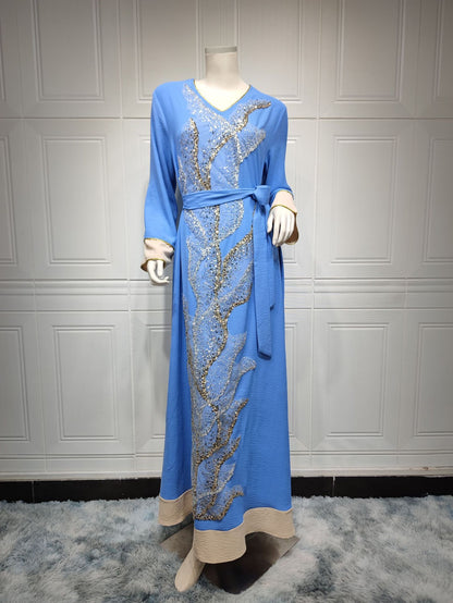 Buy NOW this Women's Jalabiya / Robe Sequin Embroider Fashion or other Jalabiya for Women from Rawdah Al-Jennah