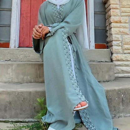 Buy NOW this Stylish And Elegant Beaded Design Abaya or other Abaya from Rawdah Al-Jennah