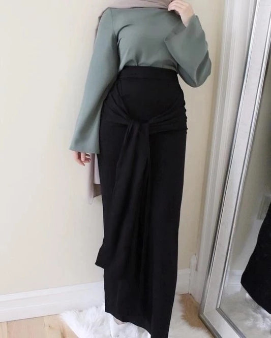 Buy NOW this Modest Dress - Women's Solid Color Modest Hip Skirt or other skirt from Rawdah Al-Jennah