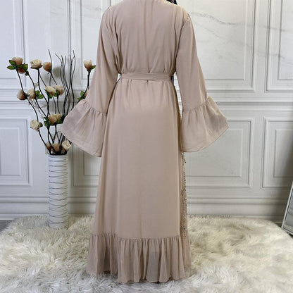 Buy NOW this Abaya - Women's Chiffon, Sequin Design Outer Robe or other Abaya from Rawdah Al-Jennah