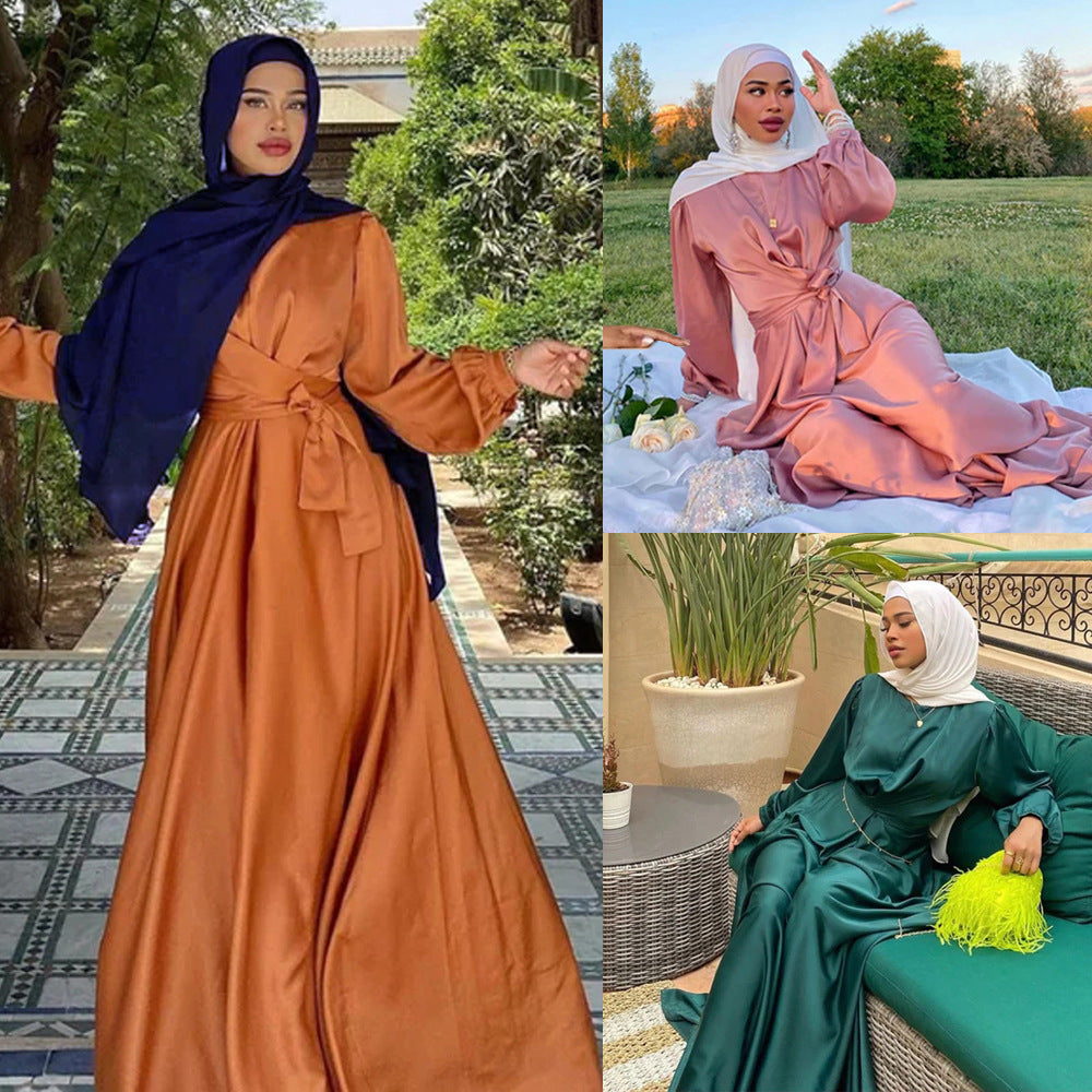 Buy NOW this Modest Dress- Colorful Full Length Dress With Robe or other Modest Dresses from Rawdah Al-Jennah