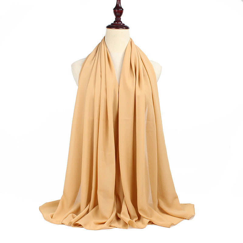 Buy NOW this Hijab - Pearl Chiffon Solid Color Hijabs or other Hijab from Rawdah Al-Jennah