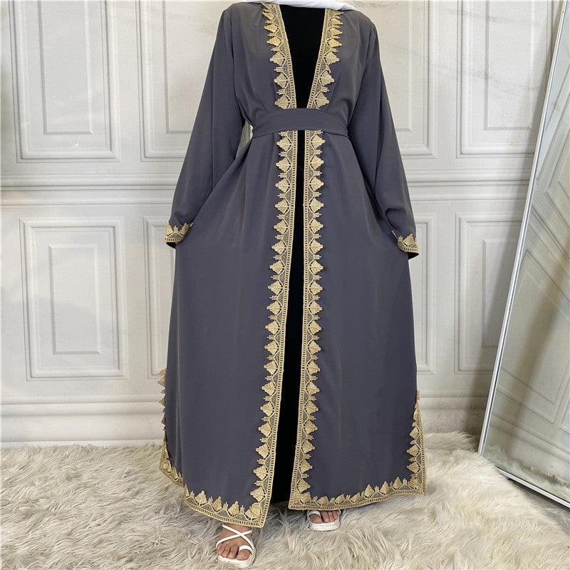 Buy NOW this Abaya - Casual, Elegant, Embroidered Lace Edges or other Abaya from Rawdah Al-Jennah