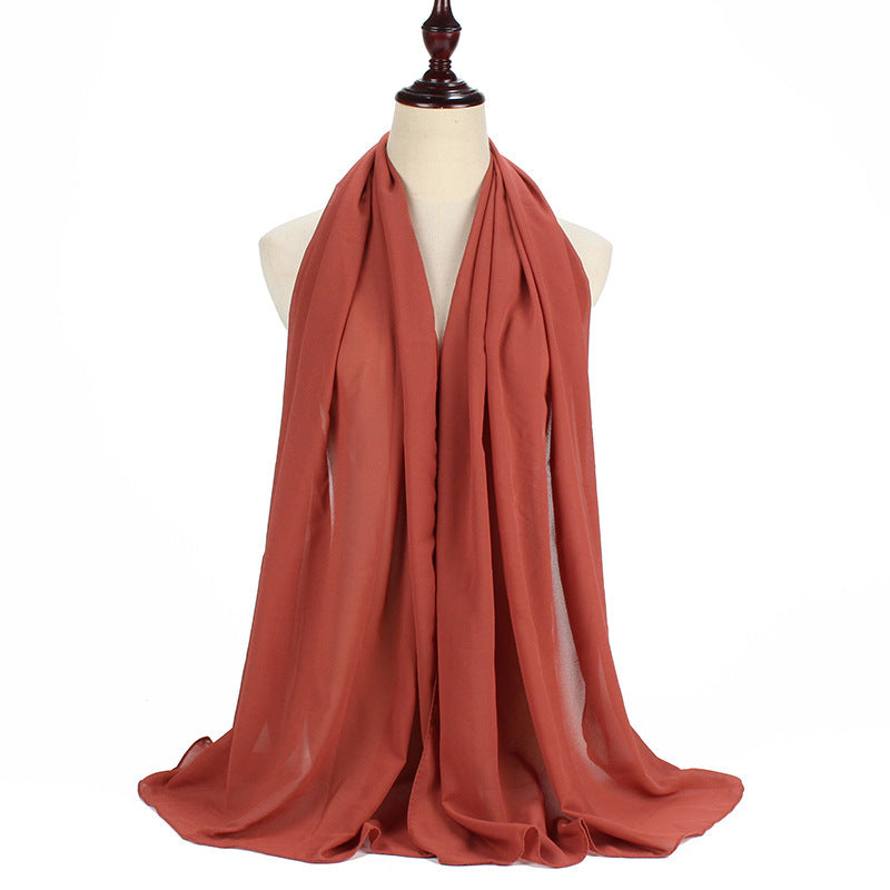 Buy NOW this Hijab - Pearl Chiffon Solid Color Hijabs or other Hijab from Rawdah Al-Jennah