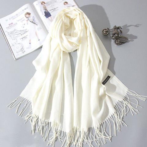 Hijab / Scarf - Fashion Cashmere Dual-use Hijab / Shawl Warm Scarf - Rawdah Al-Jennah