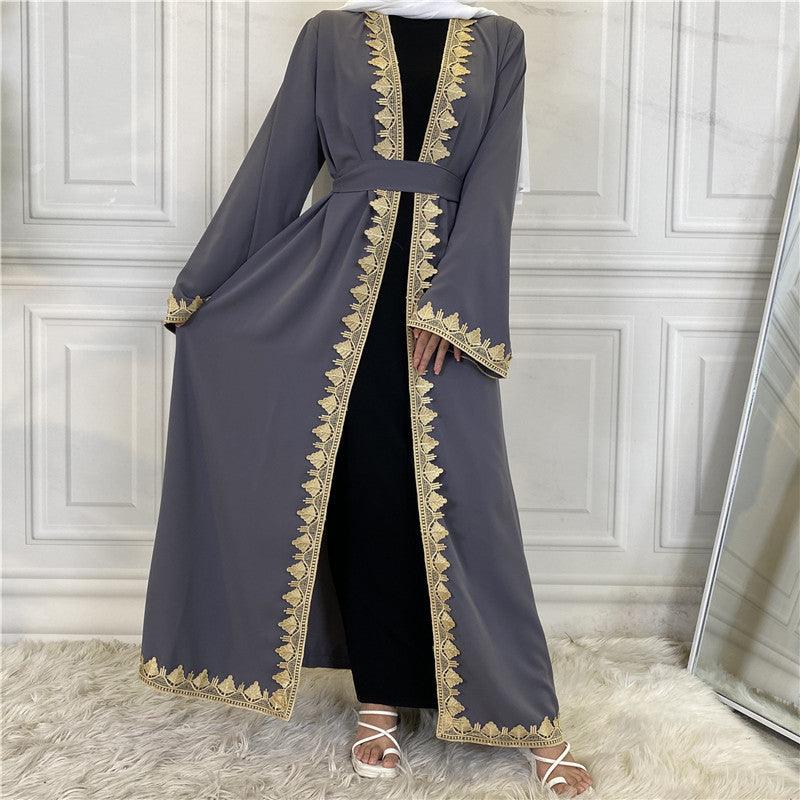 Buy NOW this Abaya - Casual, Elegant, Embroidered Lace Edges or other Abaya from Rawdah Al-Jennah