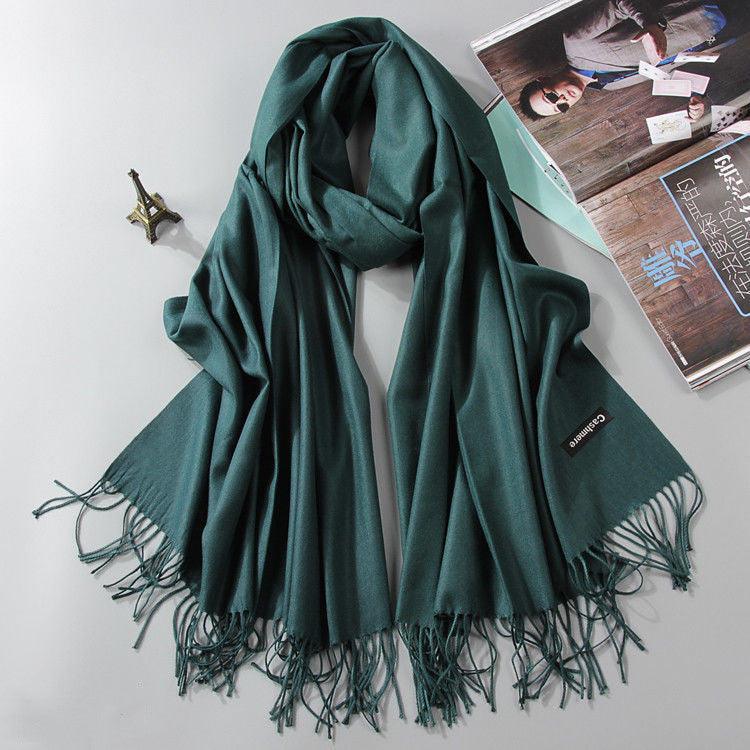 Hijab / Scarf - Fashion Cashmere Dual-use Hijab / Shawl Warm Scarf - Rawdah Al-Jennah