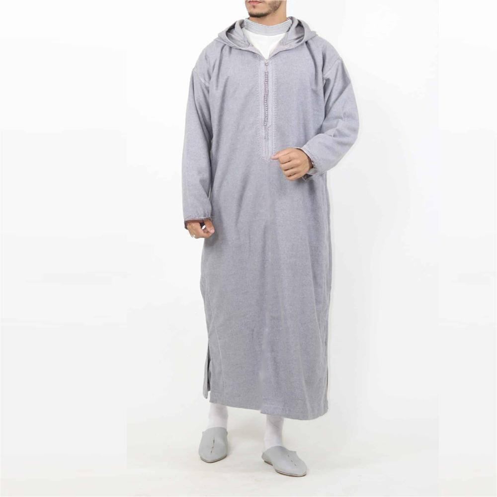 Buy NOW this Men's Jalabiya - Casual Hooded Jalabiya / Robe or other Robe / thobe from Rawdah Al-Jennah