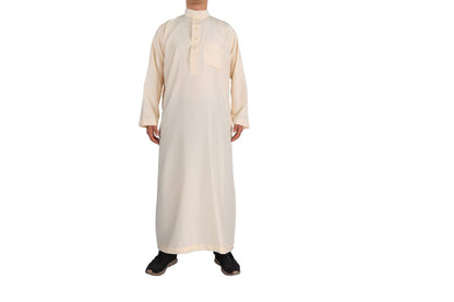 Buy NOW this Thobes - Men's Casual  Thobe or other Thobe / Kandoora / Jalabiya from Rawdah Al-Jennah