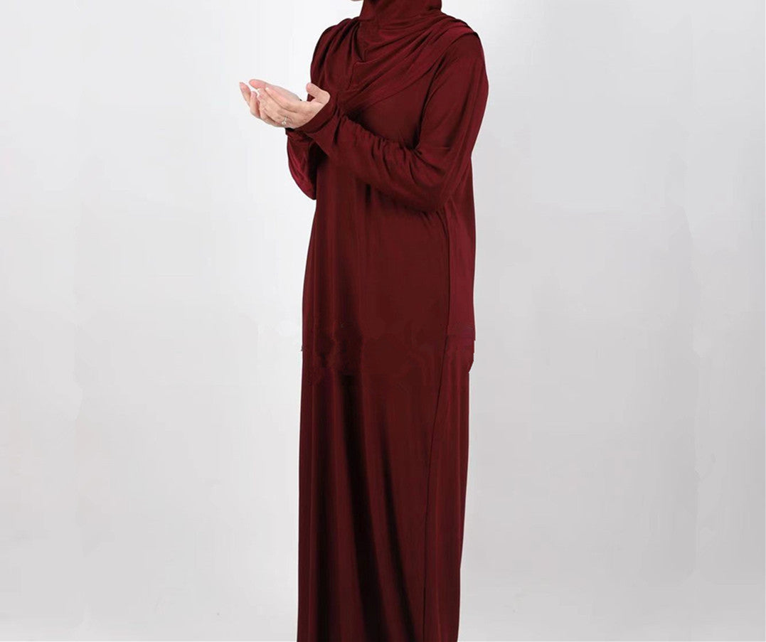 Buy NOW this Salat / Prayer Robe - Solid Color One Size Hooded Robe or other Prayer Robe from Rawdah Al-Jennah