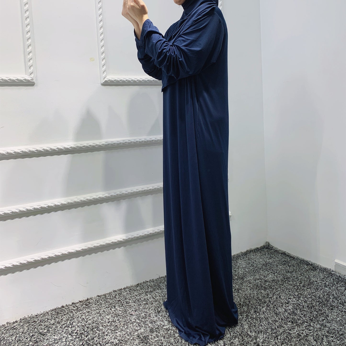 Buy NOW this Salat / Prayer Robe - Solid Color One Size Hooded Robe or other Prayer Robe from Rawdah Al-Jennah