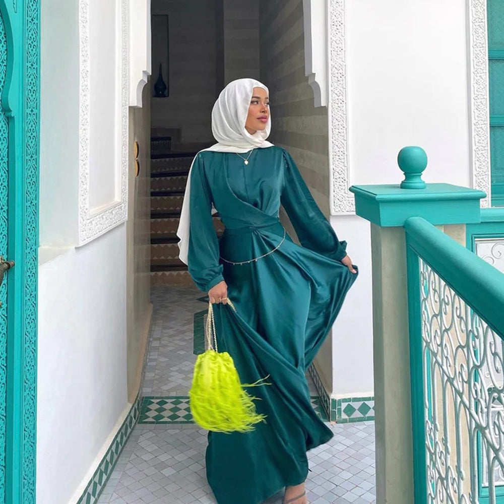 Buy NOW this Modest Dress- Colorful Full Length Dress With Robe or other Modest Dresses from Rawdah Al-Jennah