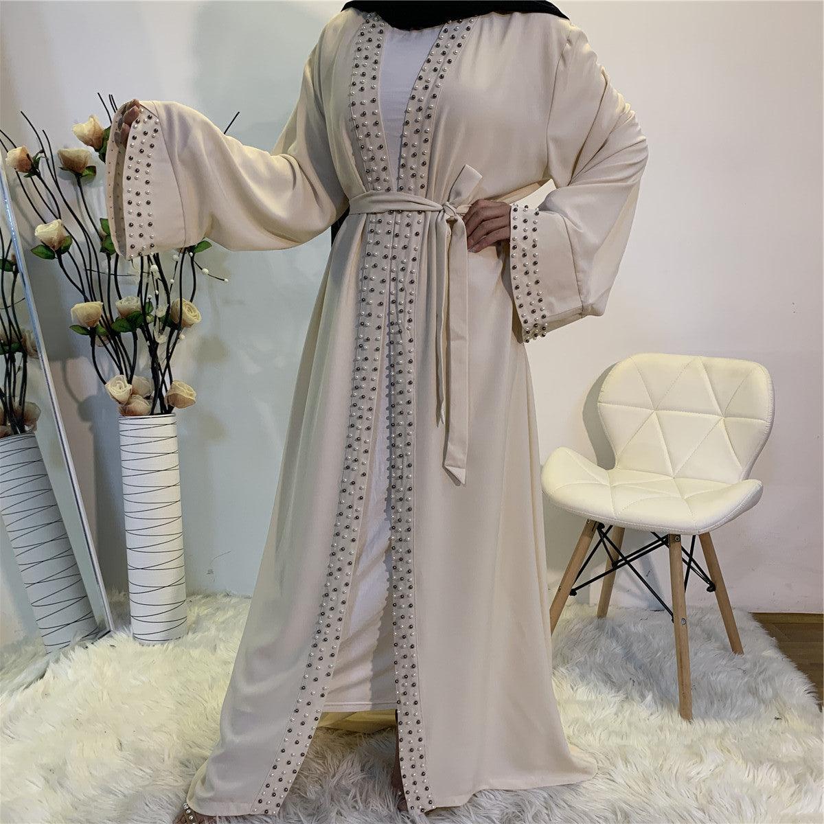 Buy NOW this Stylish And Elegant Beaded Design Abaya or other Abaya from Rawdah Al-Jennah