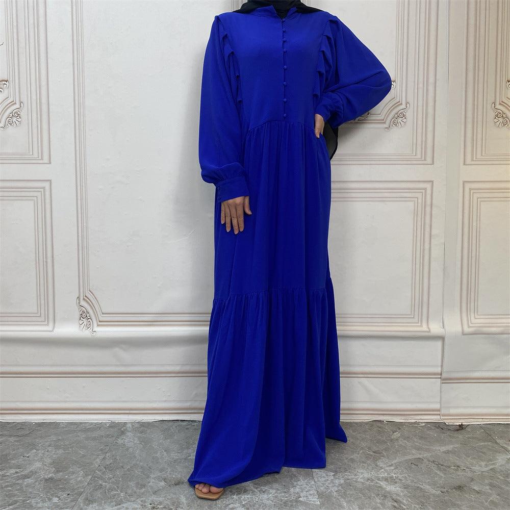 Buy NOW this Modest Dress - Chiffon, loose fit, button up or other Modest Dresses from Rawdah Al-Jennah